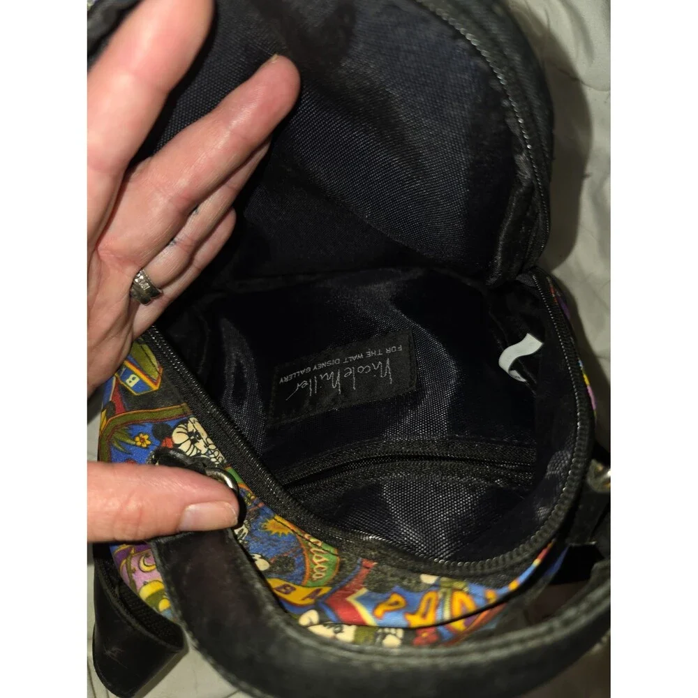 Nicole Miller brand Mickey mouse Minnie mouse location print mini backpack!